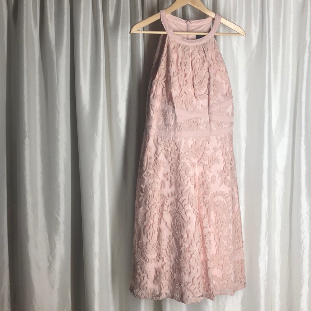 Adrianna Papell Blush Cocktail Dress